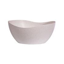 Tigela saladeira bowl oval 1,9lt bege Tigela saladeira bowl oval 1,9lt bege