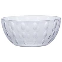 Tigela / Saladeira De Acrilico Redonda Bowl Acqua 4L 25Cm