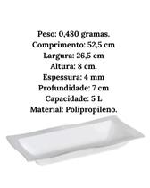 Tigela Saladeira Moove G 5l Branca Verdura Salada Fruta 278 Branco