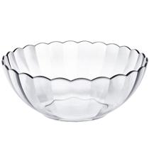 Tigela Saladeira Redonda Grande 3 Litros Tigela Bowl De Vidro Bella Marinex