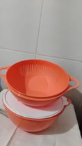 Tigela super criativa 4:500 L com escorredor Tupperware original