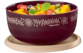 Tigela Toque Mágico 1,3 litros Rustic Marsala Tupperware Tigela Toque Mágico 1,3 litros Rustic Marsala Tupperware