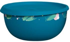 Tigela Toque Mágico 2,5 litros Flores Azul Tupperware