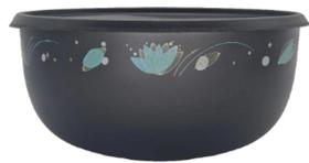 Tigela Toque Mágico 4,3 litros Flores Jet Black Tupperware