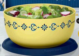 Tigela toque mágico hibiscus 4,3 litros da tupperware
