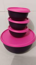 Tigela toque mágico kit com 4 peças Tupperware original