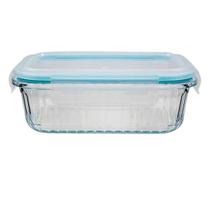 Tigela Vidro 370ML Retangular Fitness Canelado Lancheira 1Un Tigela Vidro 370ML Retangular Fitness Canelado Lancheira 1Un