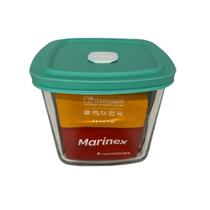 Tigela Vidro Alta Marinex 1l Facilita Vap com tampa
