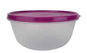 Tigela Visual 1,5 Litro Translúcida tampa roxa Tigela Visual 1,5 Litro Translúcida tampa roxa