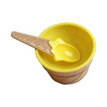 Tigelas De Sorvete De Cores Vibrantes Com Colheres, Conjunto De Sobremesa Sundae Para Festa,