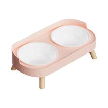 Tigelas Elevadas Para Ração E Água De Aço Inoxidável Antiderrapantes Com Suporte, Tigela Anti-Splash