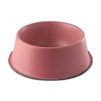 Tigelas para cães Flowrish em aço inoxidável extra grosso rosa 3,3 L Tigelas para cães Flowrish em aço inoxidável extra grosso rosa 3,3 L