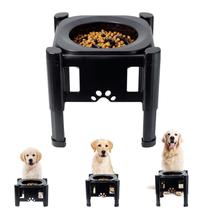 Tigelas para cães Slow Feeder, pawque, ajustáveis, elevadas em 3 alturas Tigelas para cães Slow Feeder, pawque, ajustáveis, elevadas em 3 alturas