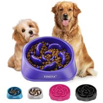 Tigelas para cães Slow Feeder YINEYA Large Breed Purple