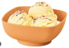 Tigelinha Quadrada 300ml Bala de Laranja Tupperware