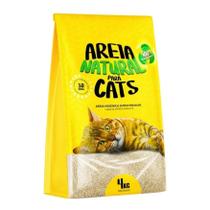 Tiger Cats Areia Higienica 4Kg Biodegradavel 100% Natural