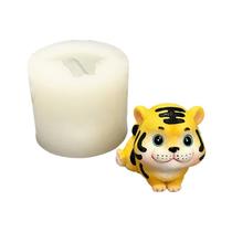 Tiger Doll Molde Aroma Gesso Silicone Molde Artesanato Sabão Vela Molde de Resina - 8