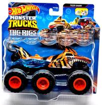 Tiger Shark Reboque Monster Trucks - Mattel HWN86-HWN88