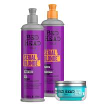 TIGI BED HEAD Serial Blonde Sh e Cond 400mL, Texturizante 30g