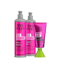 Tigi Kit Bed Head Self Absorbed Shampoo Condicionador e Finalizador Capilar (3 produtos)