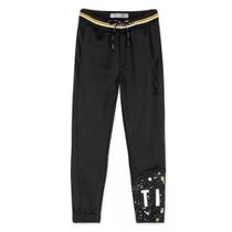 Tigor Calca Jogger Estampada Preto