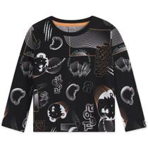 Tigor Camiseta Manga Longa Bebe Preto Tigor Camiseta Manga Longa Bebe Preto