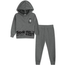Tigor Conjunto Blusao e Calca Moletom Cinza