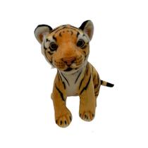 Tigre de Pelúcia - Amarelo - 18cm - 1 unidade - Rizzo