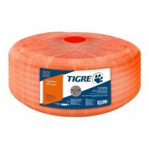 Tigre eletroduto 1/2 reforçado laranga (20 mm - tigreflex) - rolo 50 metros