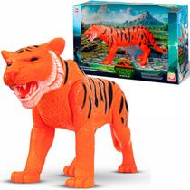 Tigre Forest Animals 1705 Boneco Figura De Vinil Com Articulação - Silmar Brinquedos