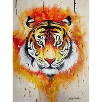 "Tigre" Pintura Óleo Sobre Tela
