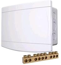 Tigre quadro distribuição embutir 6/8 disjuntores com barramento