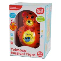 Tigre Teimoso Musical Guta Guti - DM TOYS DMB6660 Tigre Teimoso Musical Guta Guti - DM TOYS DMB6660