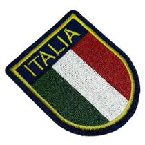 TIIT003T01 Itália Escudo Futebol Patch Bordado Termo Adesivo - BR44