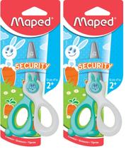 Tijeras de Seguridad para Niños Maped Kidicut 12cm Punta Rompa Paquete de 2 Tijeras de Seguridad para Niños Maped Kidicut 12cm Punta Rompa Paquete de 2
