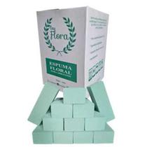 TIJOLINHO - ESPUMA FLORAL PARA ARRANJOS DE FLORES KIT 12 Unidades