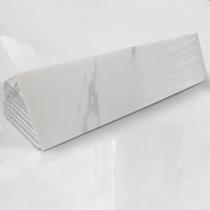 Tijolinho Marmore Branco Jazz Adesivo Flexivel p Parede 30x7,5cm - 48 Un.