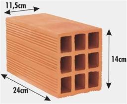 Tijolo economico - 11,5 x 14 x 24