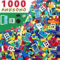 Tijolos de construção Anksono 1000 peças com acessórios para crianças Tijolos de construção Anksono 1000 peças com acessórios para crianças