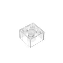Tijolos de construção TTEHGB TOY Classic 2x2 100 peças transparentes