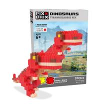 Tijolos de quebra-cabeça Pixel Art Pix Brix Dinosaur T Rex 397 peças Tijolos de quebra-cabeça Pixel Art Pix Brix Dinosaur T Rex 397 peças