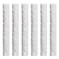 Tiki Torch Wicks Firefly Fuel Fiberglass, pacote com 6 unidades, 1,3 x 15 cm