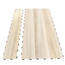 Tile de revestimento de vinil Art3d Interlocking, pacote com 18 unidades de teca balinesa