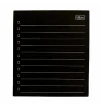 Tilembrete Checklist Preto 100 Fl Tilibra