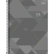 Tilibra - Agenda Executiva Espiral Diária 20 x 27,5 cm Spot 2026 - Cinza e Verde - TILIBRA Tilibra - Agenda Executiva Espiral Diária 20 x 27,5 cm Spot 2026 - Cinza e Verde - TILIBRA