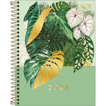 Tilibra - Planner Espiral 17,7 x 24 cm Naturalis 2025 - Verde