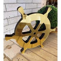 Timão Inteiro Em Mdf Decoryou - Ref 349 Ouro Espelhado