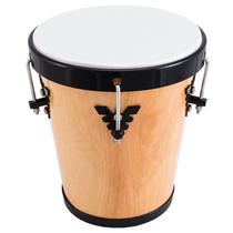 Timba phx music instrumentos madeira verniz 35x10 aro preto