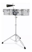 Timbale lp la256 aspire 13'' + 14'' c/ suporte e cowbell Timbale lp la256 aspire 13'' + 14'' c/ suporte e cowbell