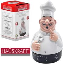 Timer 60 Minutos Cozinheiro em Plástico Hauskraft 10x6 cm